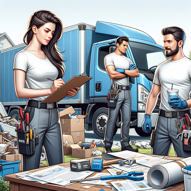 Expert team handling outdoor declutter project in Sylvania